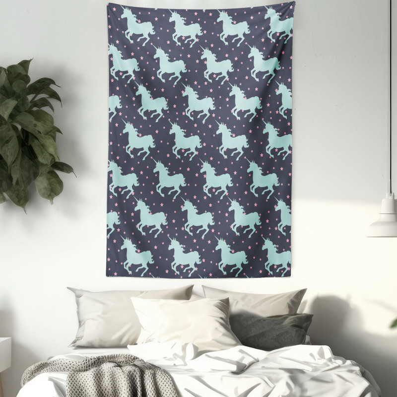 Unicorn Spot Stars Tapestry