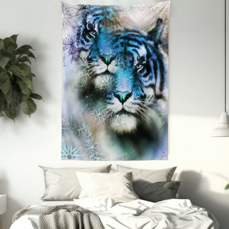 Safari Tigers Tapestry