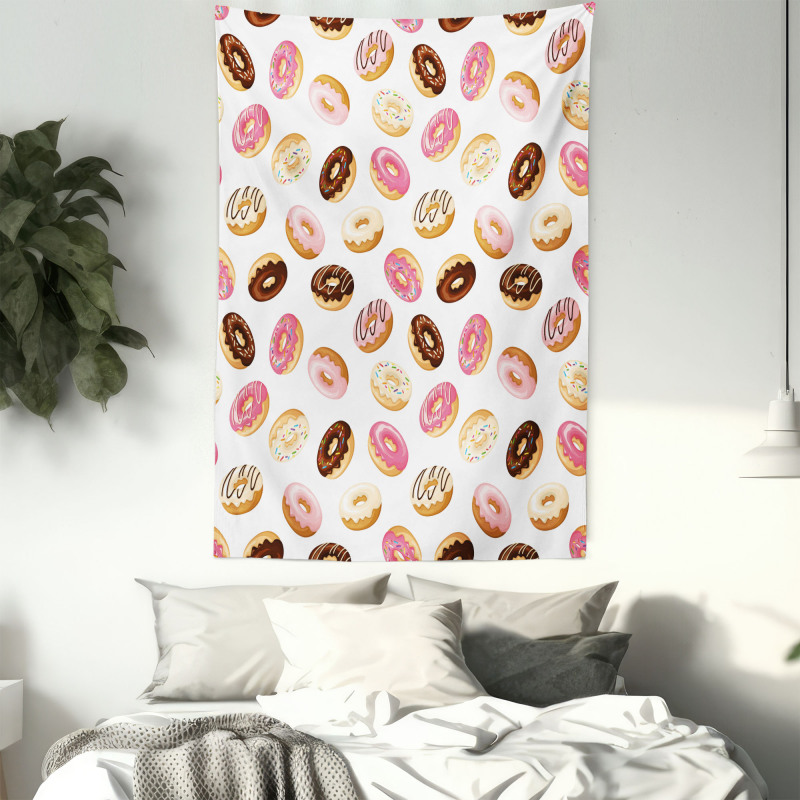 American Dessert Donuts Tapestry
