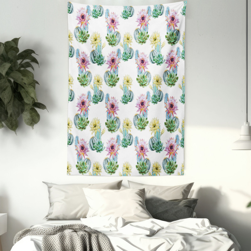 Mexican Plant Cactus Tapestry