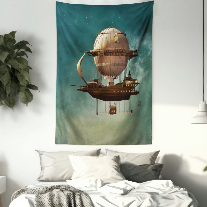 Surreal Space Scenery Tapestry