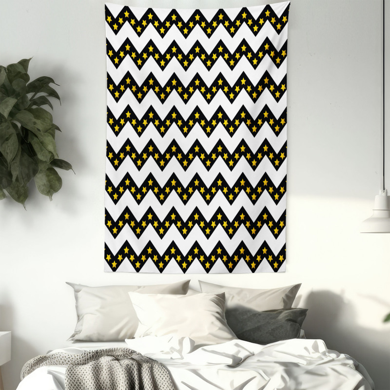 Parallel Striped Lines Tapestry