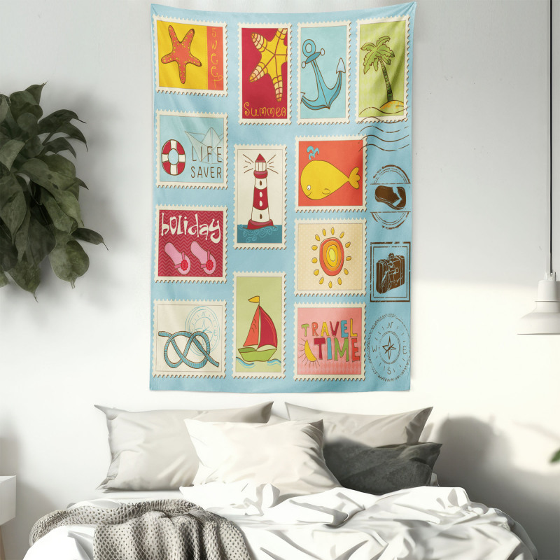 Nautical Theme Anchor Tapestry