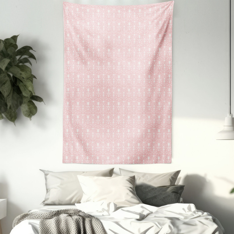 Vintage Damask Home Tapestry