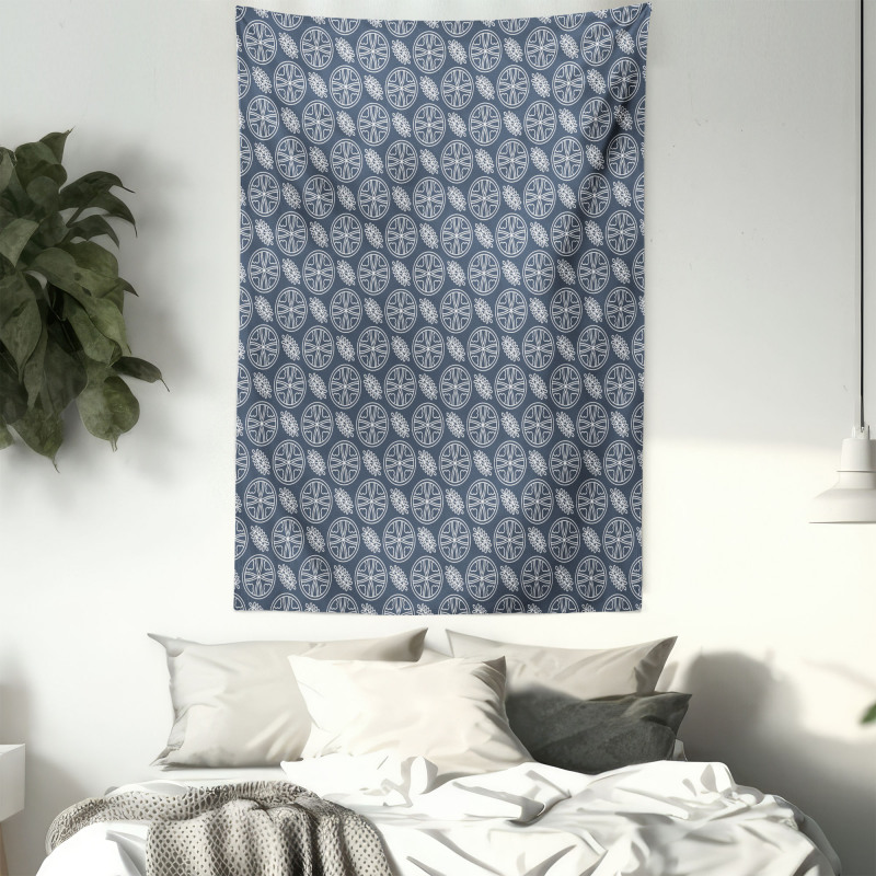 Japanese Ornate Abstract Tapestry