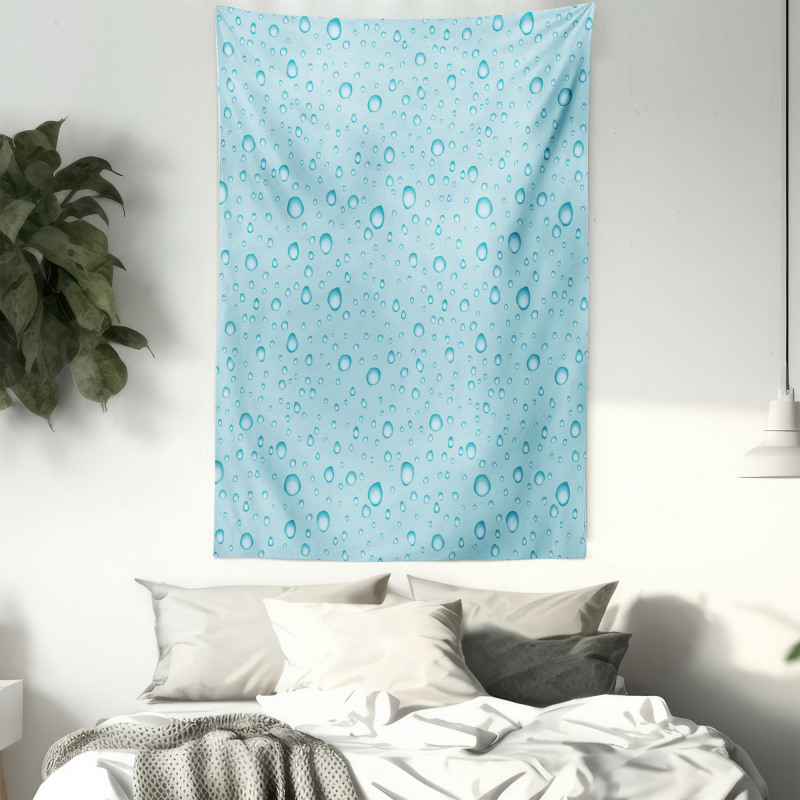 Water Drops Oceanic Naval Tapestry