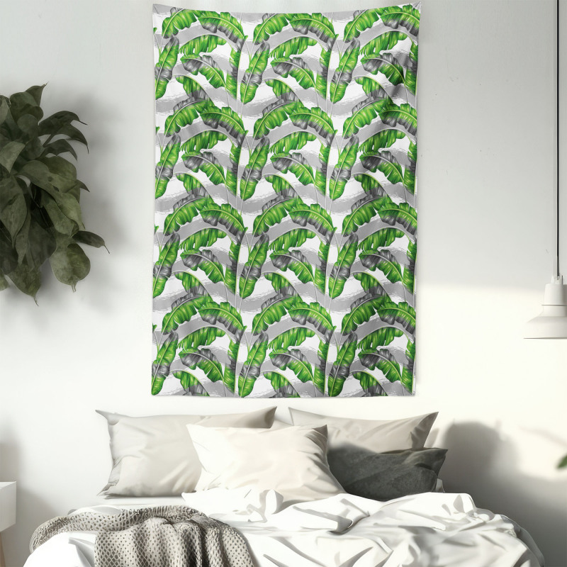 Banana Leaves Design Tapestry