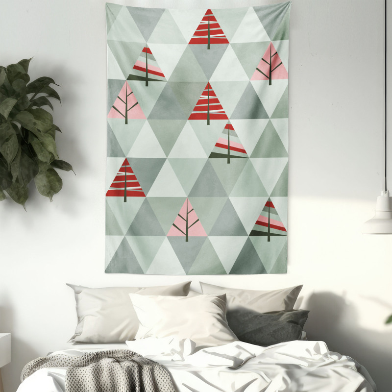 Illustration of Triangles Tapestry