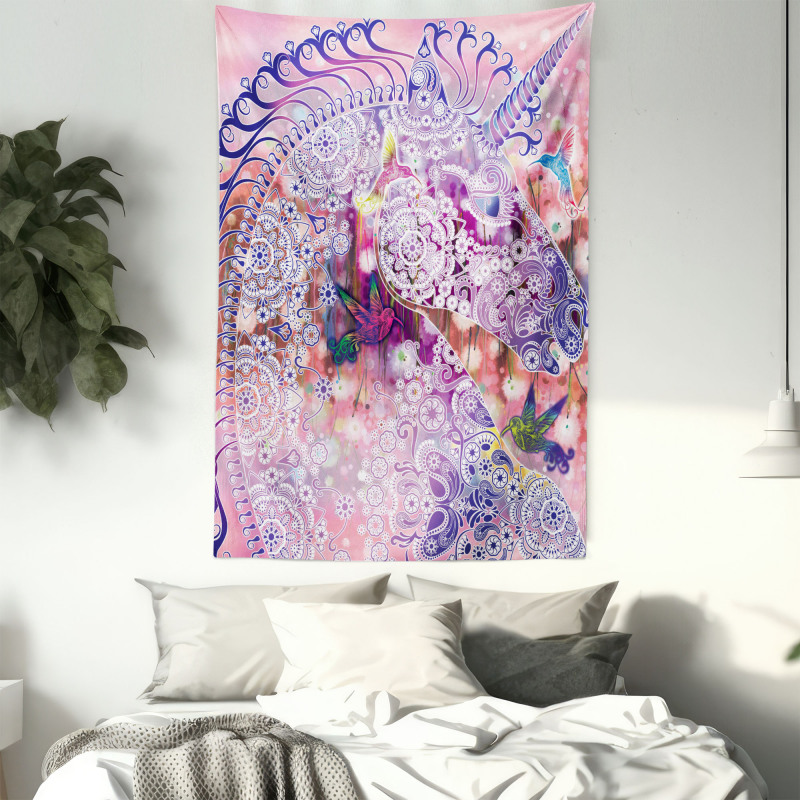 Fantasy Animal Birds Tapestry