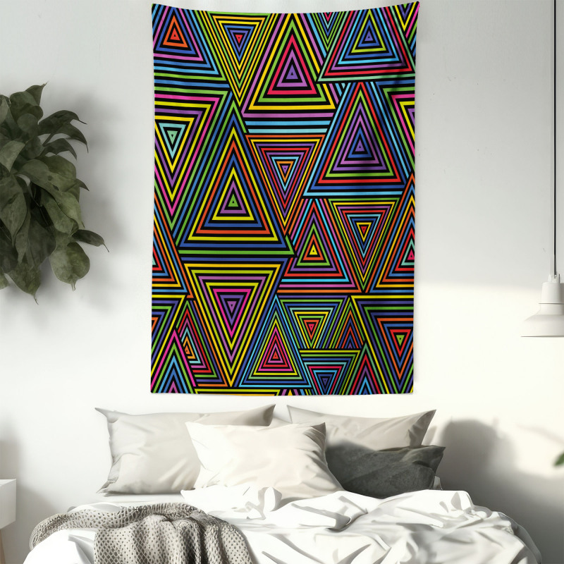 Rainbow Colors Design Tapestry