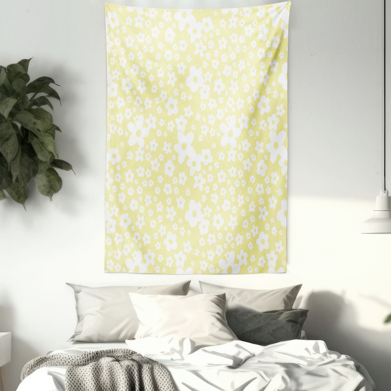 Spring Daisy Blossoms Tapestry