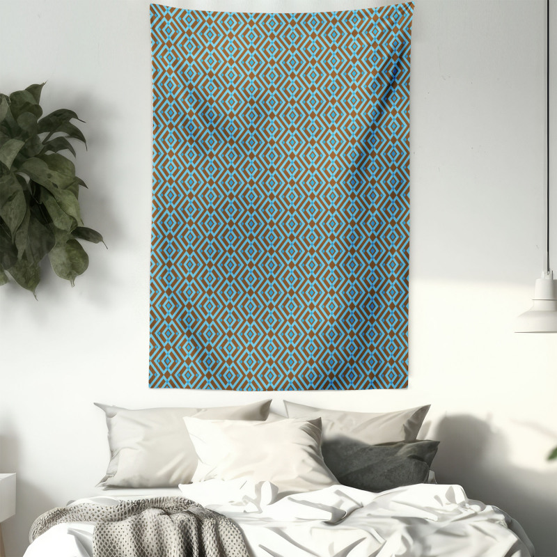 Nested Square Pattern Tapestry