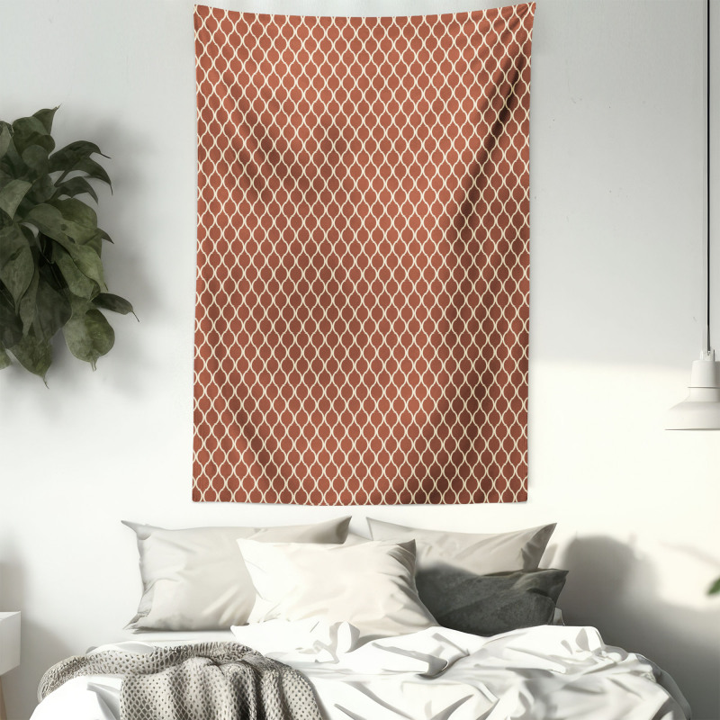 Chevron Scrolls Tapestry