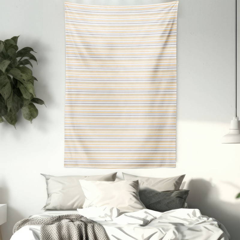 Shabby Colored Lines Tapestry