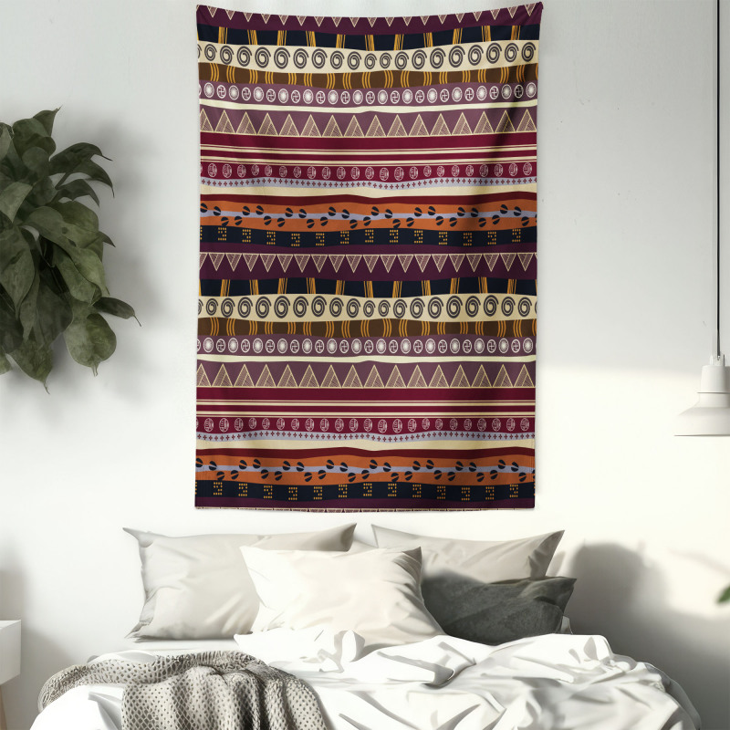 Striped Artwork Tapestry