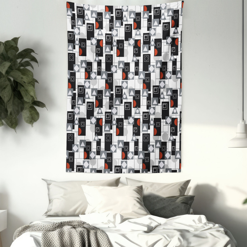 Creative Modern Shapes Tapestry