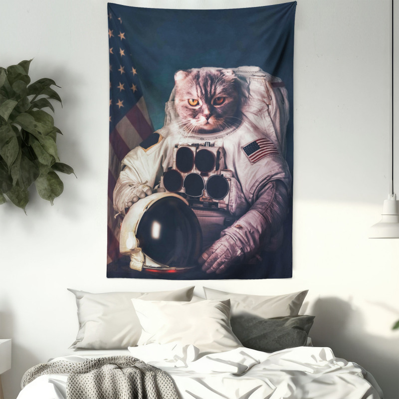 American Flag Vintage Tapestry