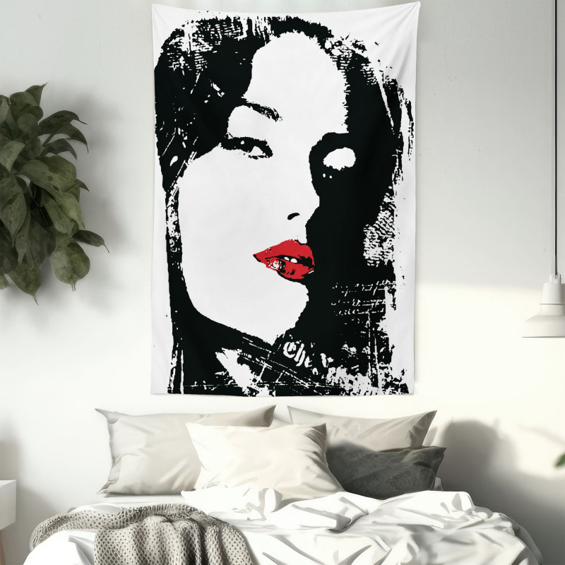 Woman Cool Tapestry