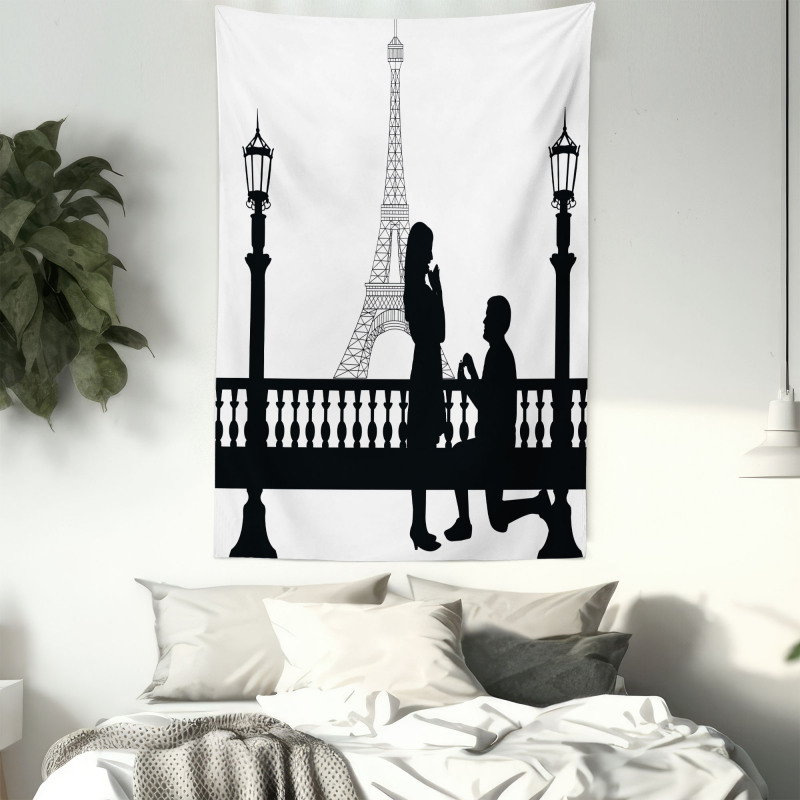 Paris City Lovers Tapestry