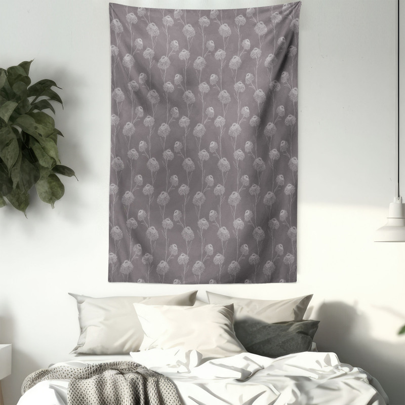 Chrysanthemum Flowers Tapestry