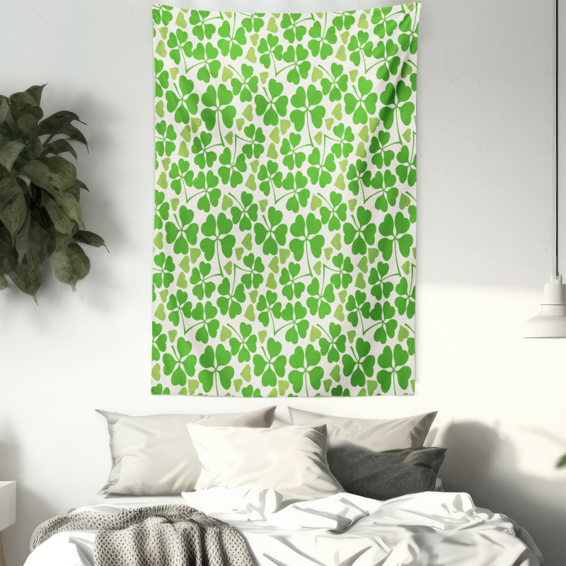 Gaelic Nature Clovers Tapestry