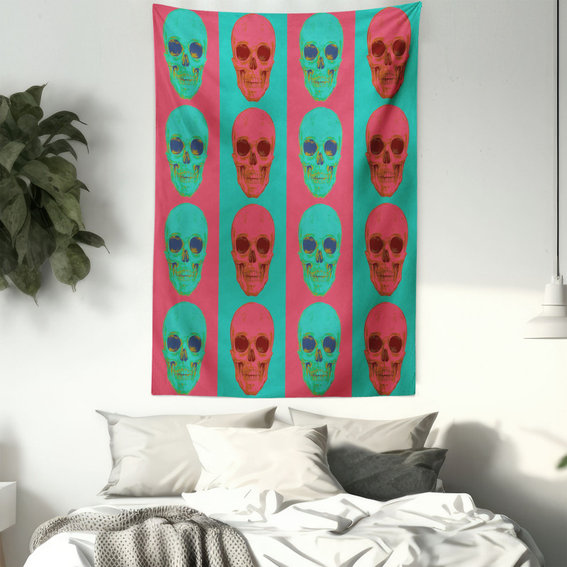 Skull Gothic Tapestry