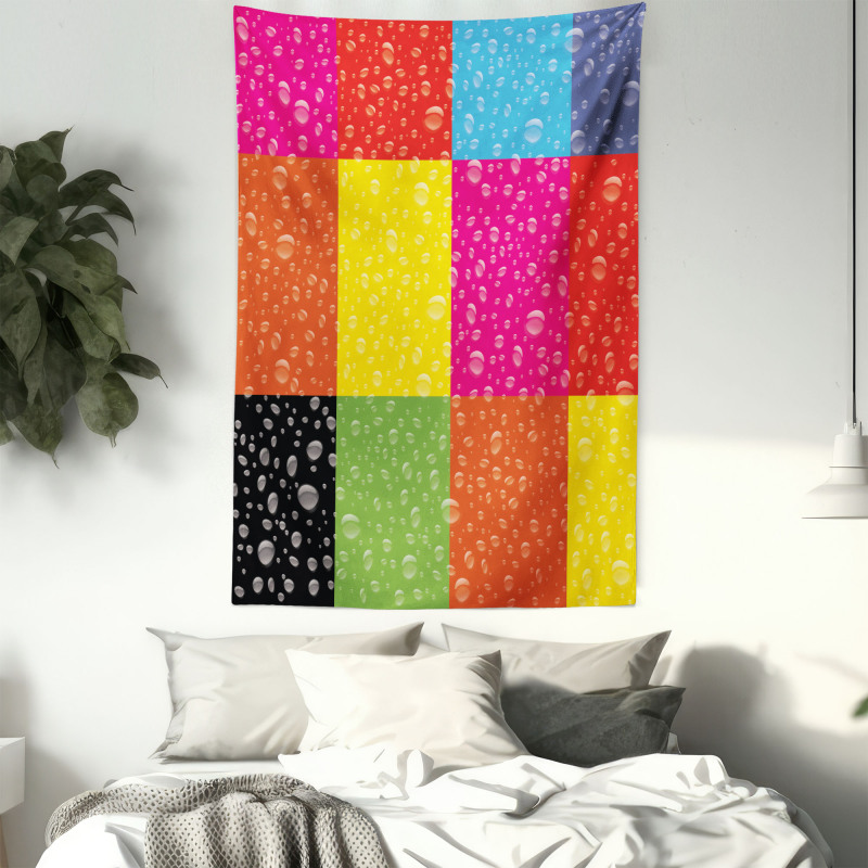 Vibrant Rainbow Colors Tapestry