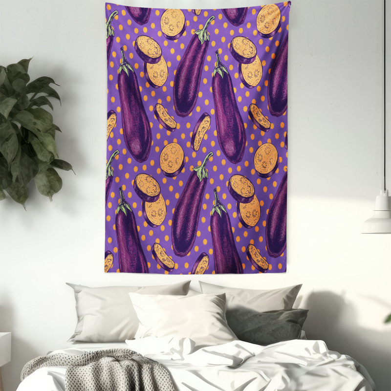 Retro Realistic Dotted Tapestry