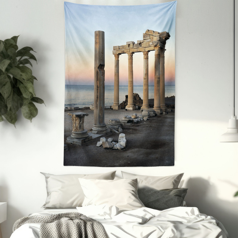 Greece Pillars Tapestry