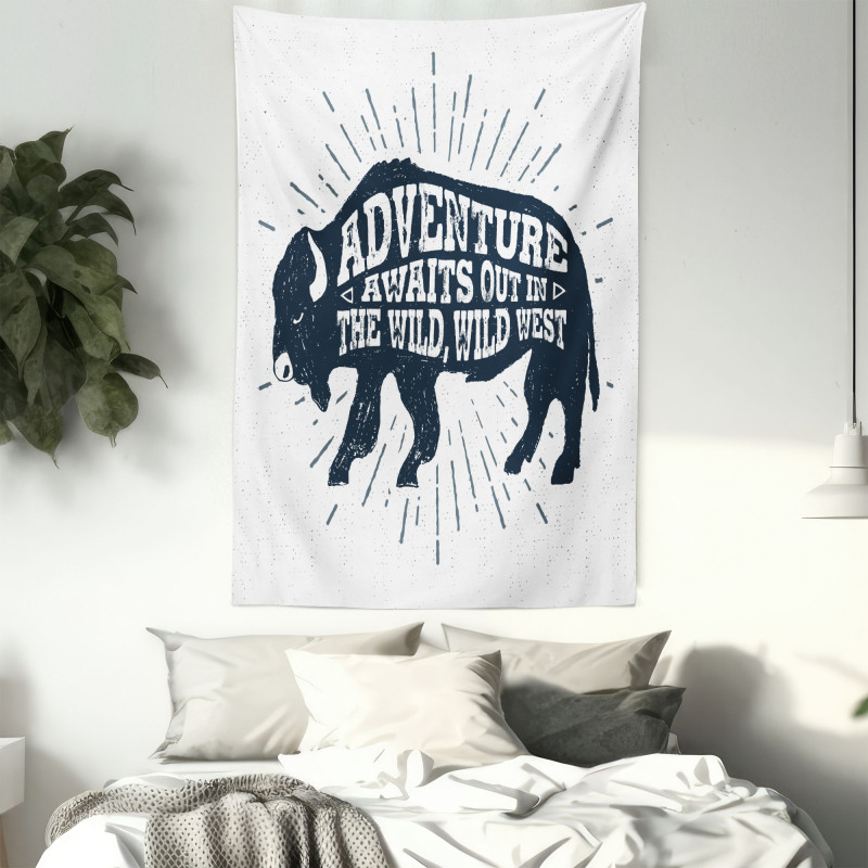 Tribal Words Trees Tapestry