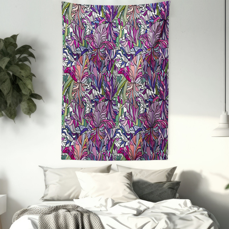 Tropical Jungle Bouquet Tapestry