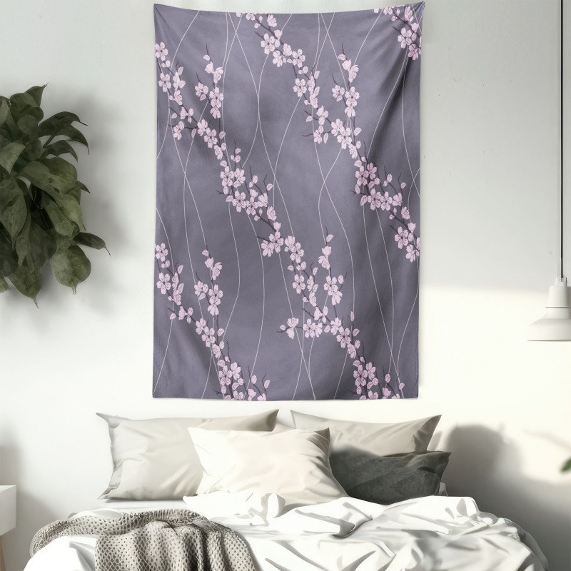 Japanese Sakura Tapestry