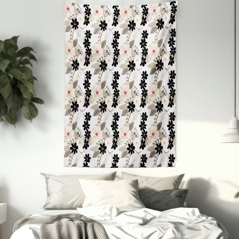 Exotic Tropical Petals Tapestry