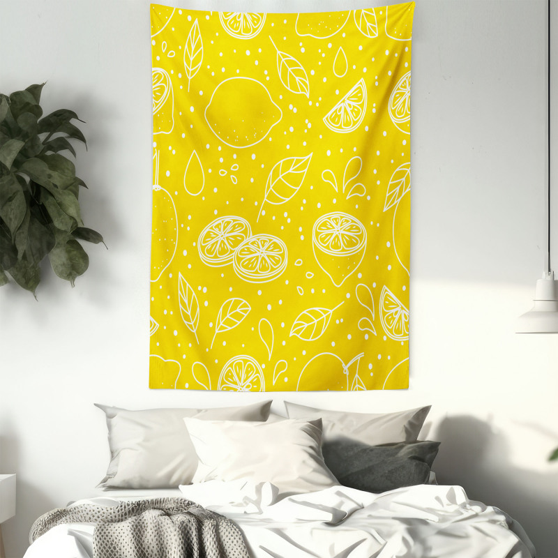 Juicy Lemons Tapestry