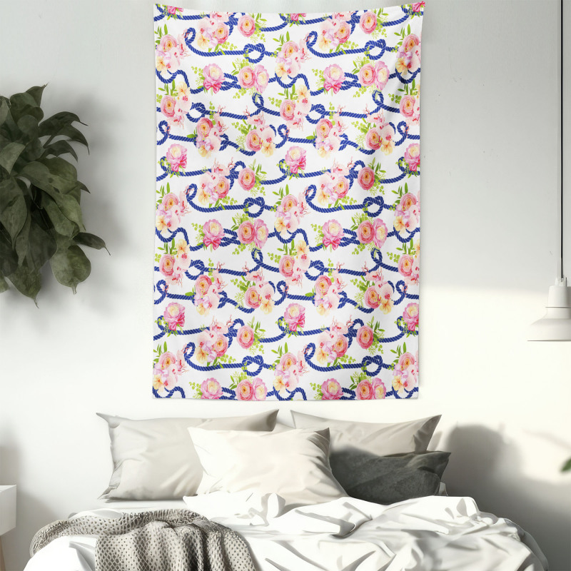 Marine Floral Tapestry