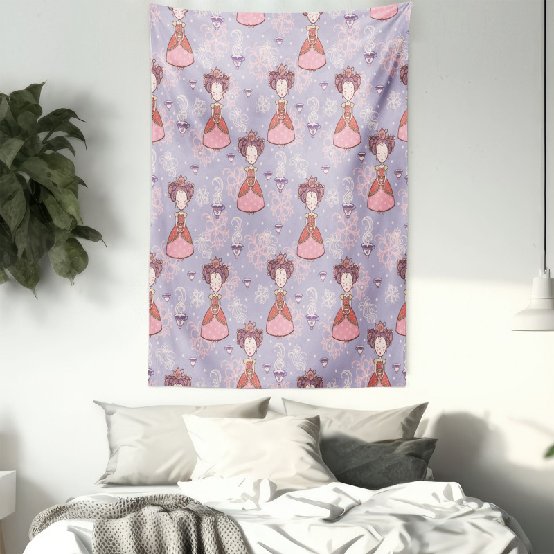 Princess Cups Tapestry