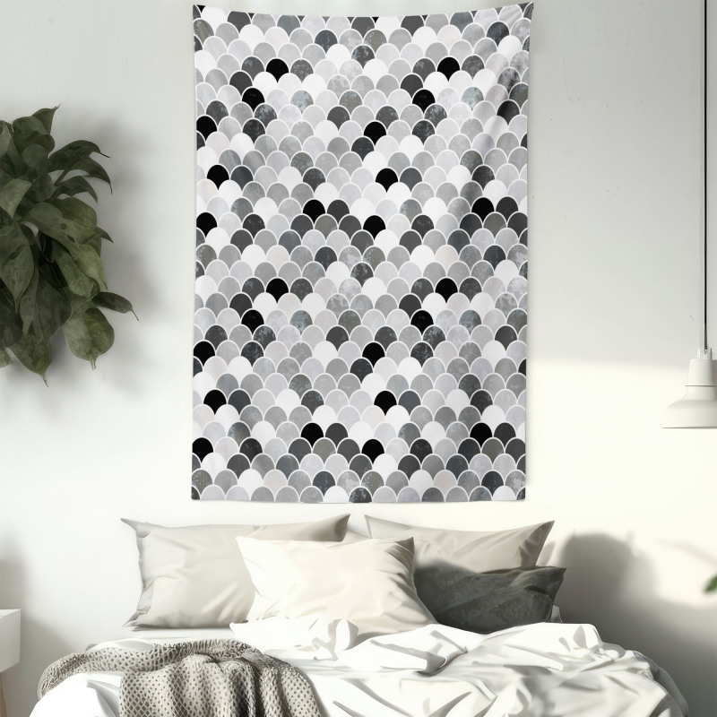 Squama Motif and Scales Tapestry
