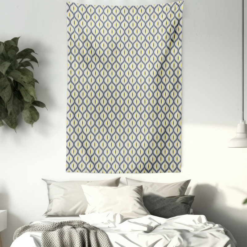 Ogee Shapes Vintage Pale Tapestry