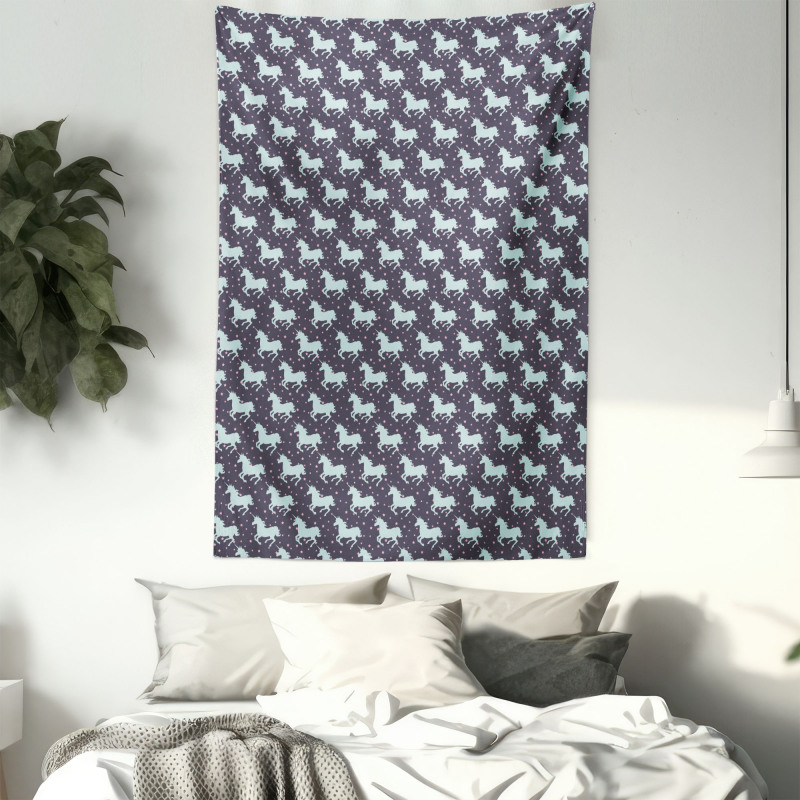 Galloping Unicorns Tapestry