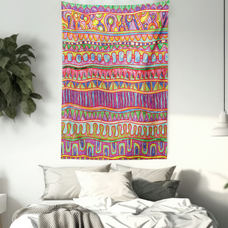 Watercolor Motif Tapestry