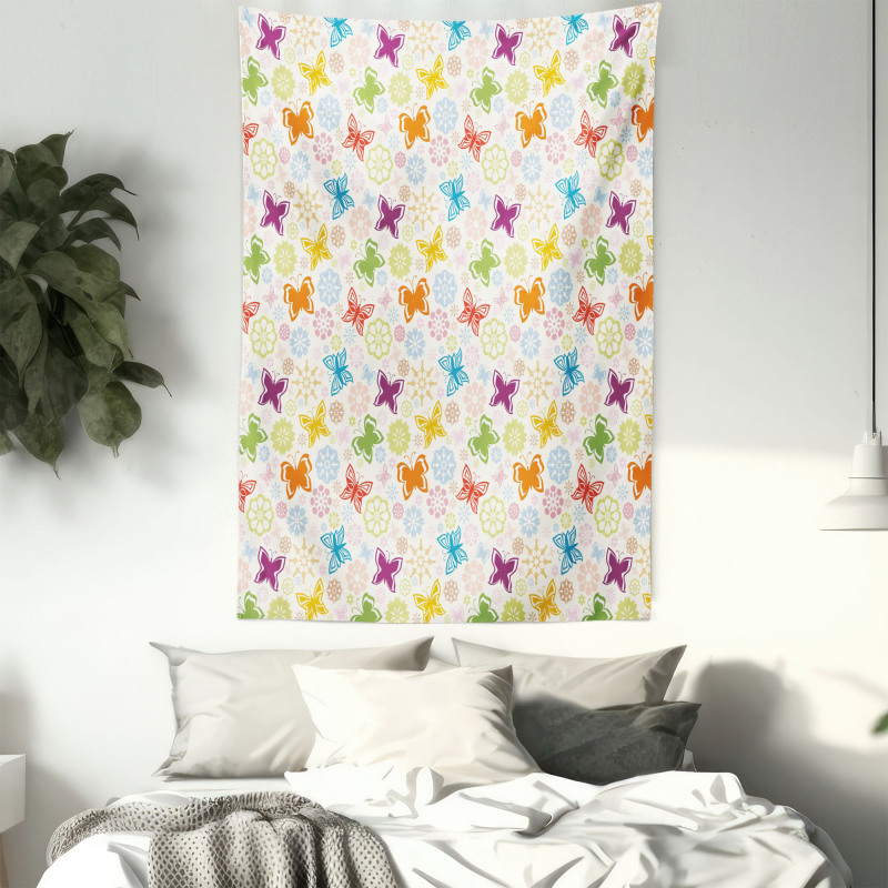 Cartoon Style Vivid Tapestry