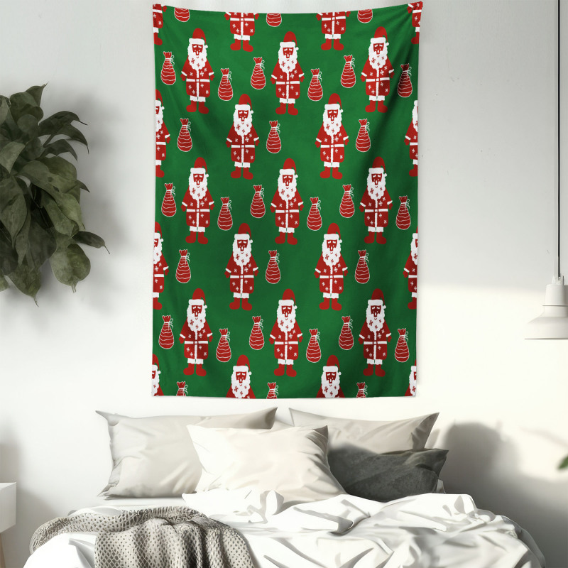 Santa Claus Present Tapestry