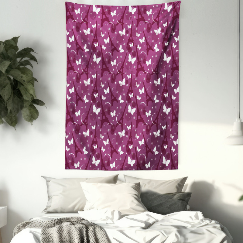 Abstract Butterflies Tapestry