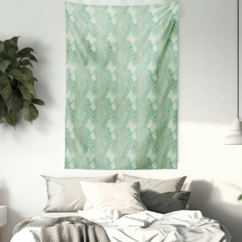 Lace Style Butterflies Tapestry