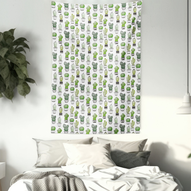 Latino Foliage Pattern Tapestry