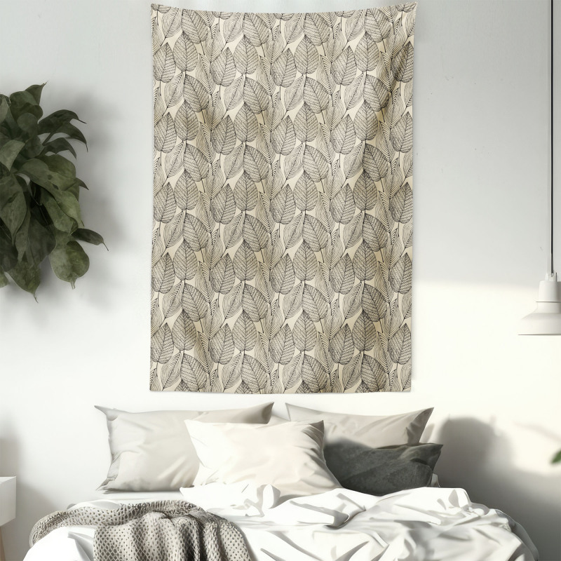 Autumn Leaves Pattern Tapestry