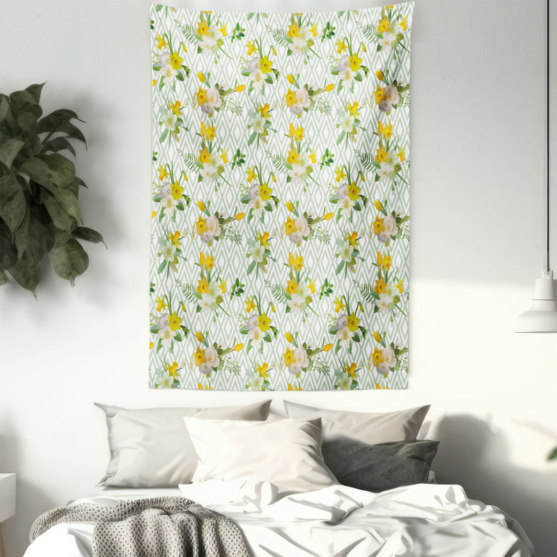 Blooming Floral Nature Tapestry