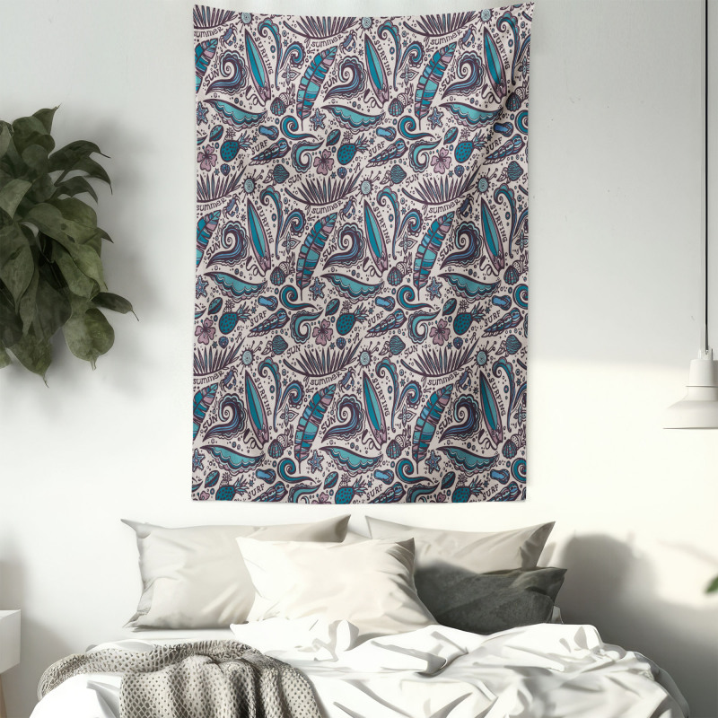 Exotic Waters Fun Tapestry