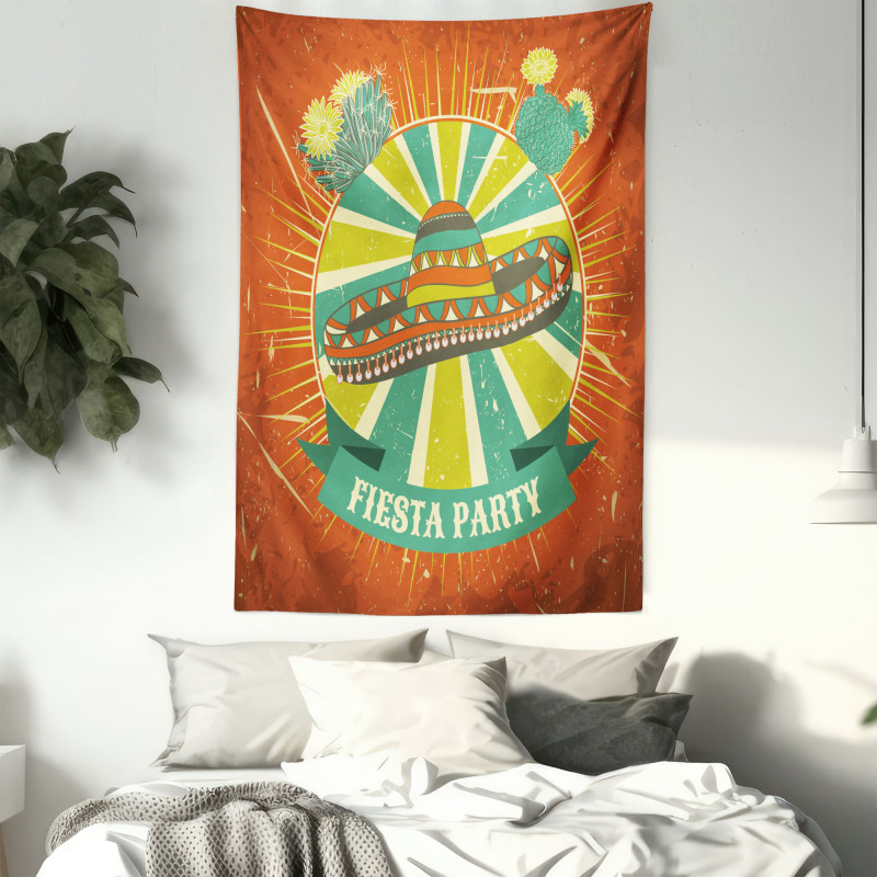 Latin America Sombrero Tapestry