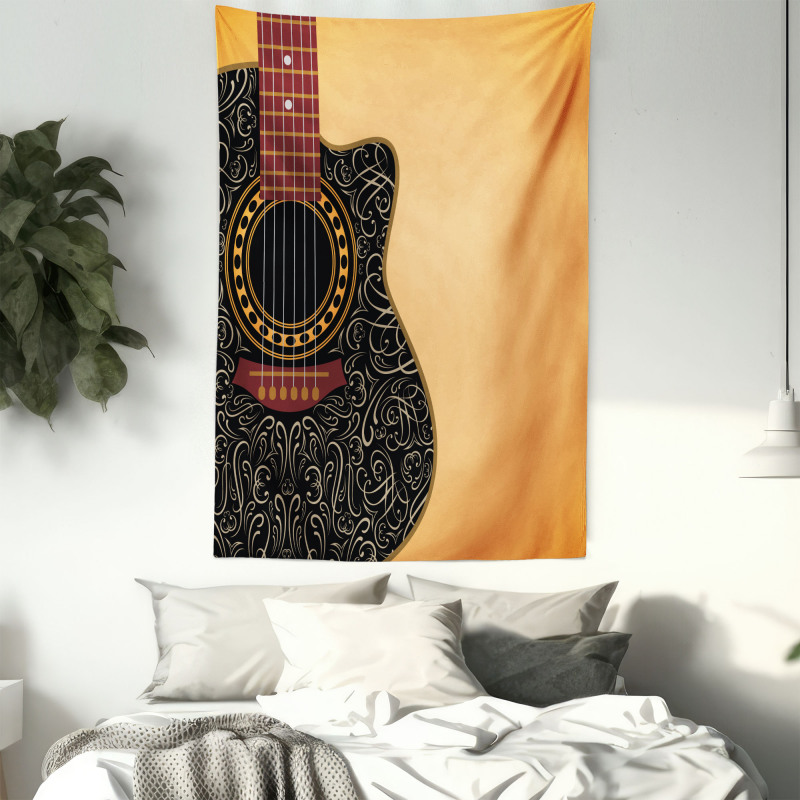 Floral Folk Ornaments Tapestry